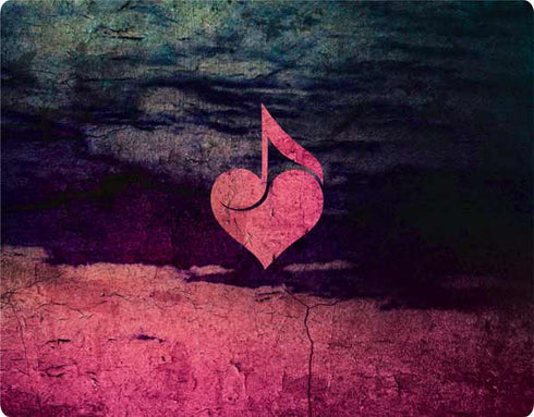 Rustic Musical Heart Galaxy Book 12in Skin